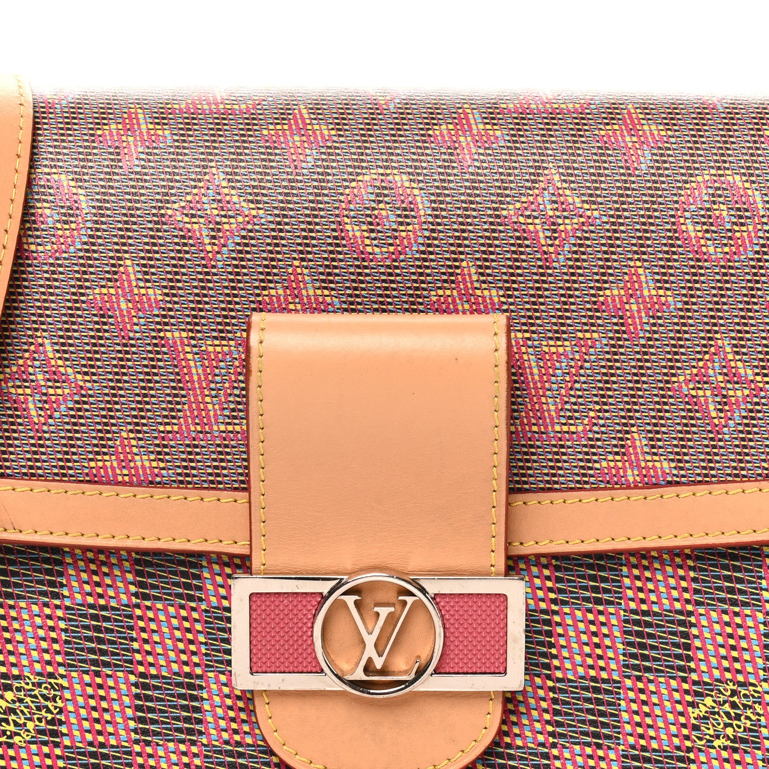 Louis Vuitton Monogram LV Pop Dauphine MM Rose 7 of 9