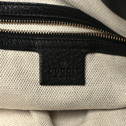 Gucci Pebbled Calfskin Medium Soho Shoulder Bag Black 6 of 10