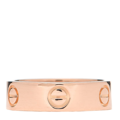 Cartier 18K Pink Gold 5.5mm LOVE Ring 54 6.75 1 of 4