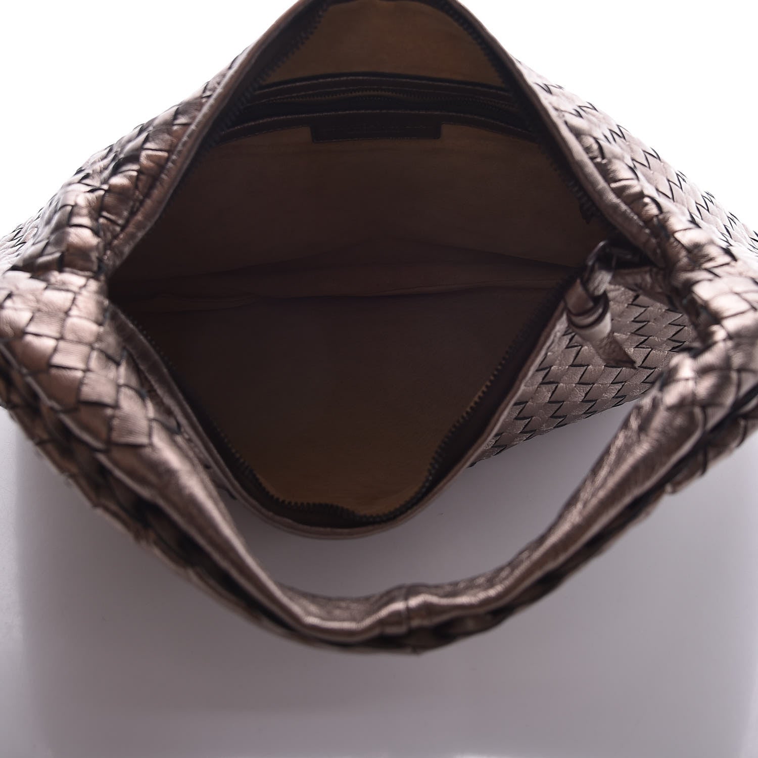 Bottega Veneta Nappa Intrecciato Medium Veneta Hobo Pewter 5 of 10