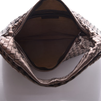 Bottega Veneta Nappa Intrecciato Medium Veneta Hobo Pewter 5 of 10