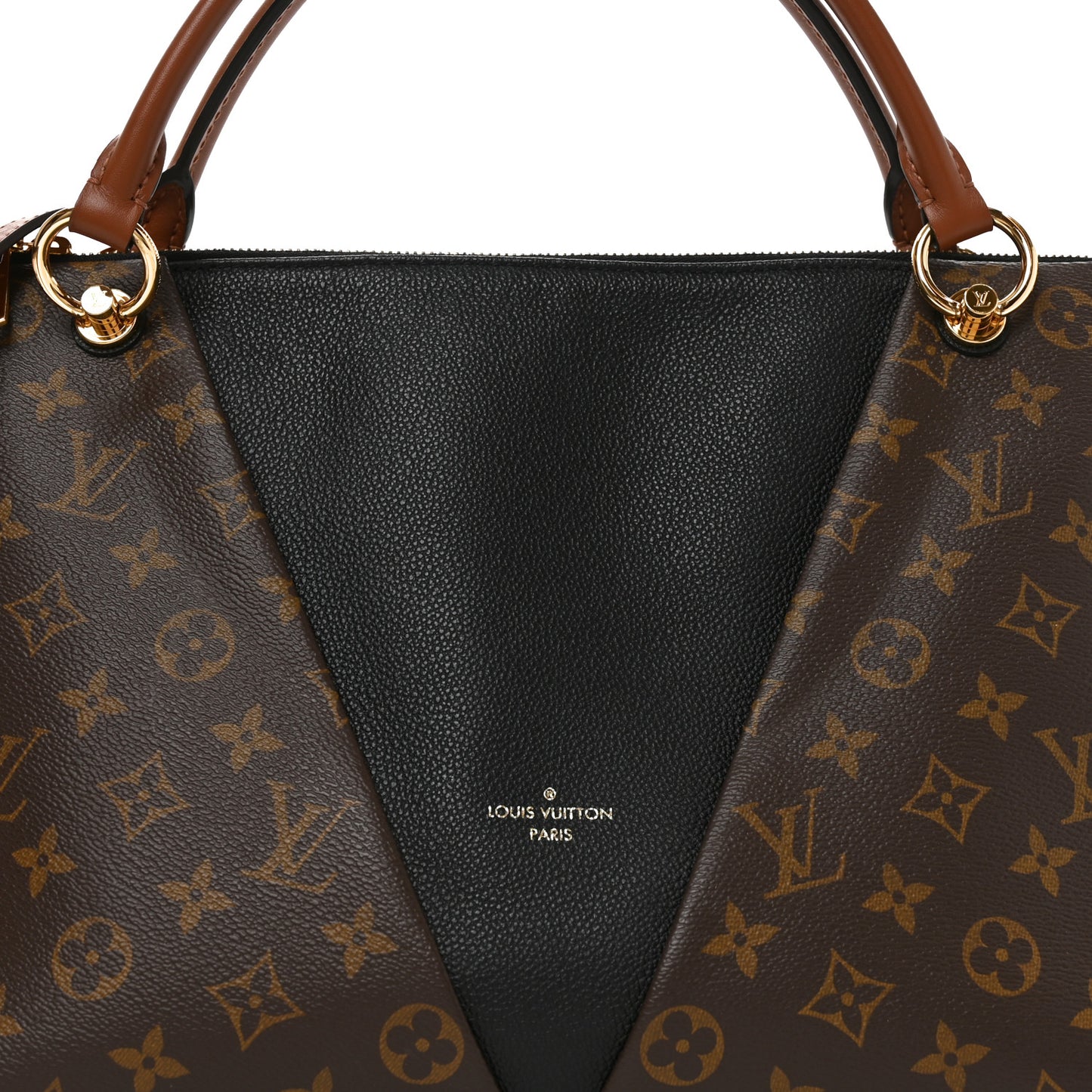 Monogram V Tote MM Black