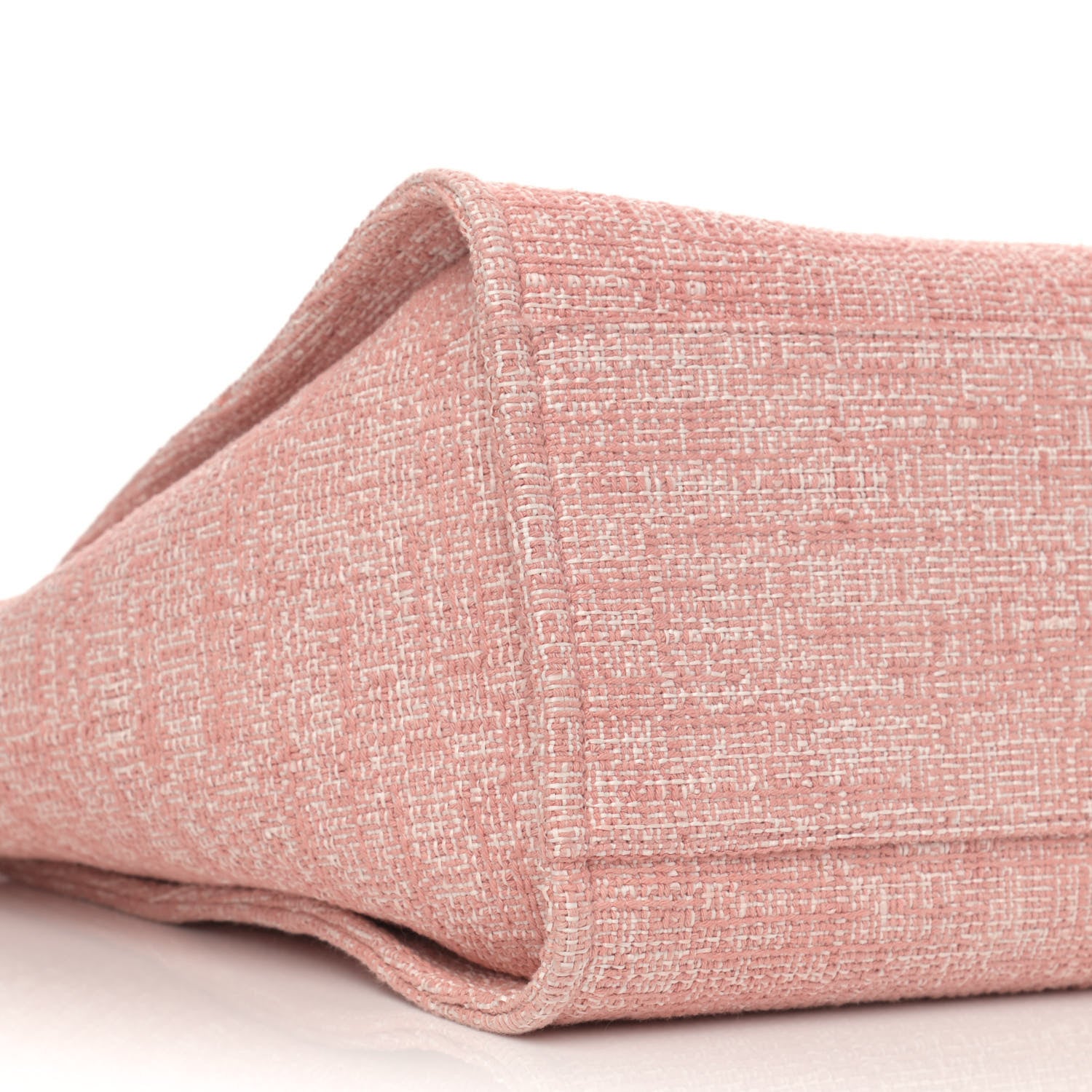 Chanel Canvas Medium Deauville Tote Pink 9 of 12