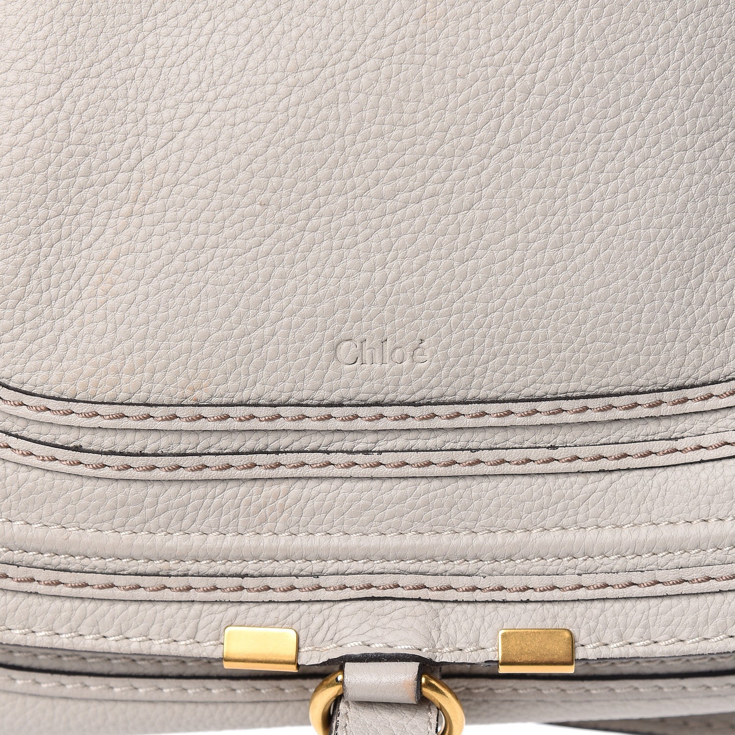Chloe Calfskin Medium Marcie Satchel Dove 10 of 10