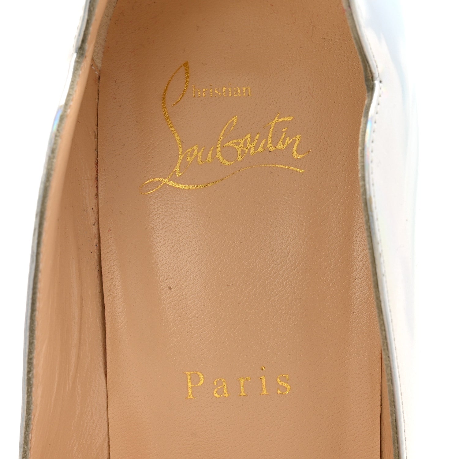 Christian Louboutin Specchio Laser So Kate 120 Pumps 39 Silver 6 of 12