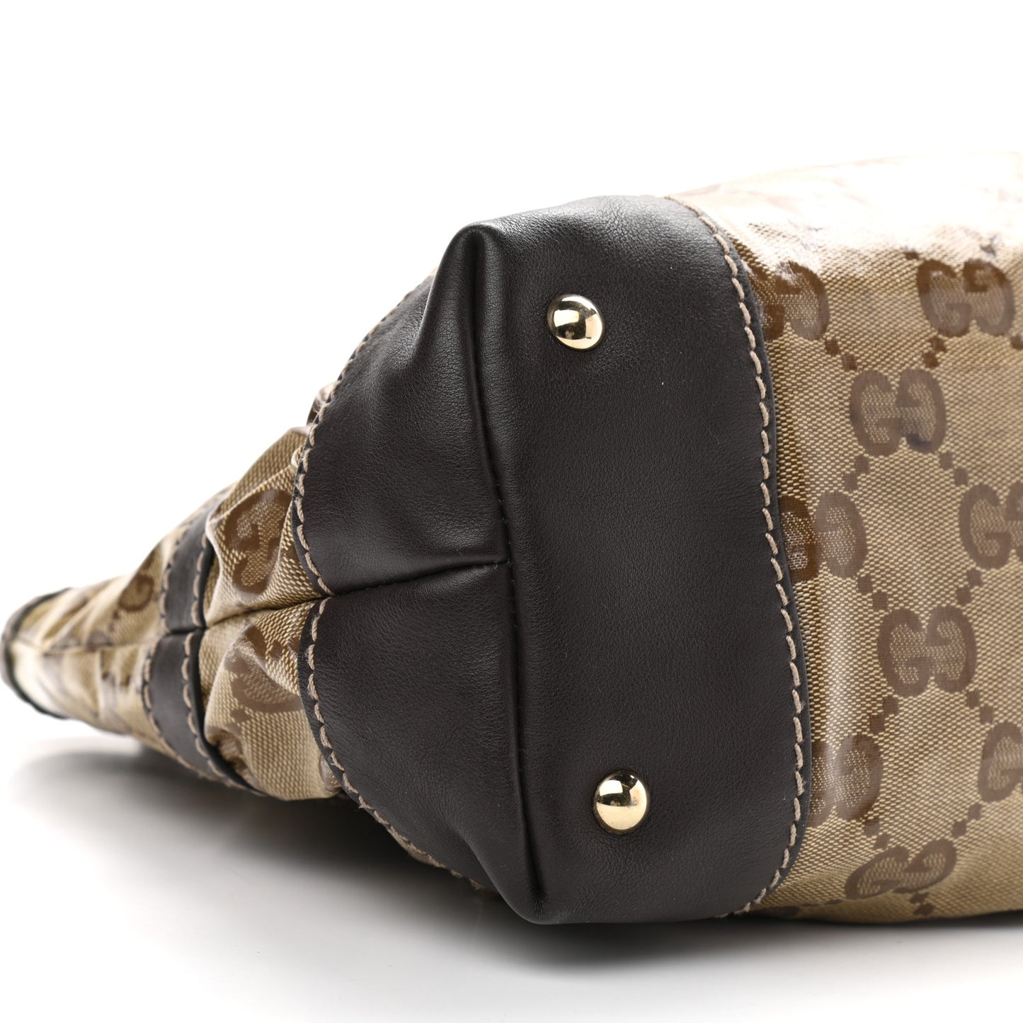 Crystal Monogram Medium Mix Tote Brown