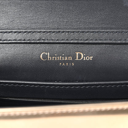 Christian Dior Metallic Patent Micro-Cannage Baby Diorama Flap Bag Gold 6 of 11