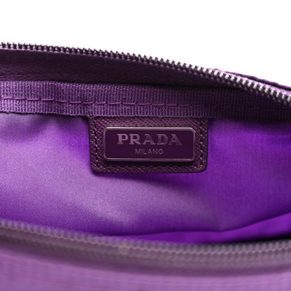 Prada Tessuto Nylon Vela Cosmetic Pouch Viola 6 of 7