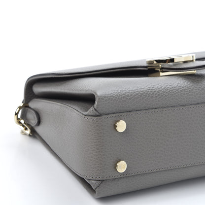 Gucci Dollar Calfskin Interlocking G Top Handle Shoulder Bag Loess 5 of 9