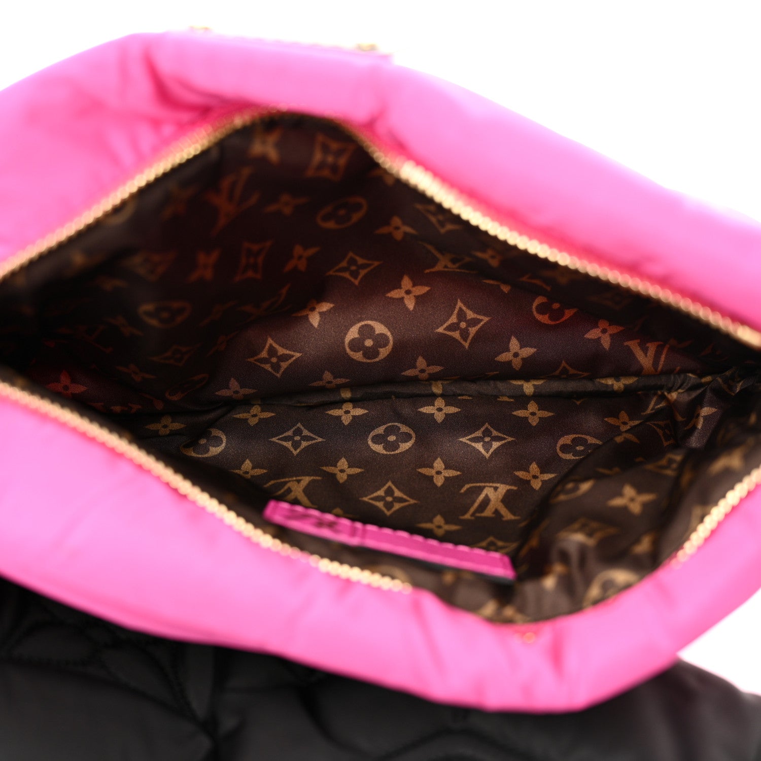 Louis Vuitton Econyl Monogram Pillow Maxi Multi Pochette Accessories Black Fuchsia 5 of 11
