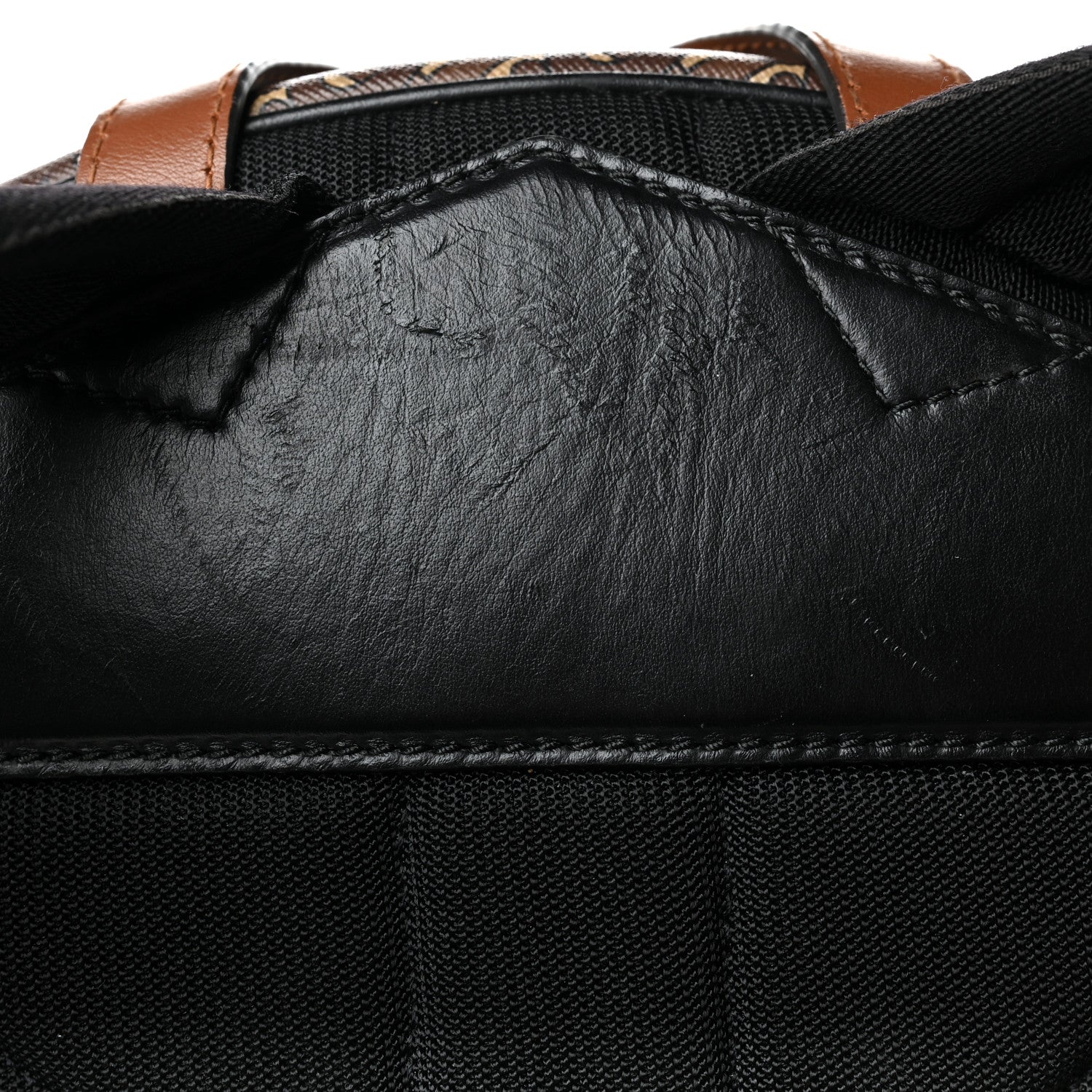 Burberry E-Canvas Monogram Rocco Backpack Bridle Brown 14 of 16