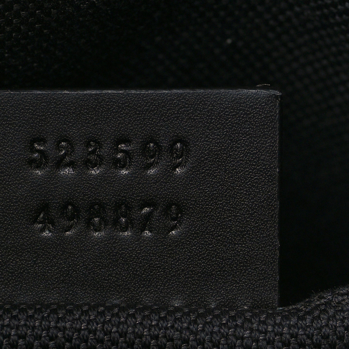 GG Supreme Monogram Web Small Flat Messenger Bag Black Grey