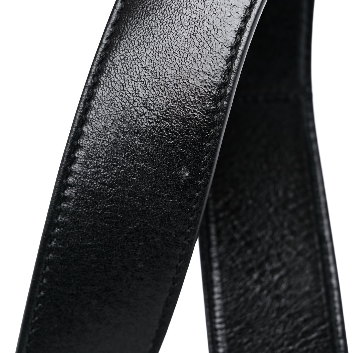 Lambskin Sheepskin Fur Large Baguette Black