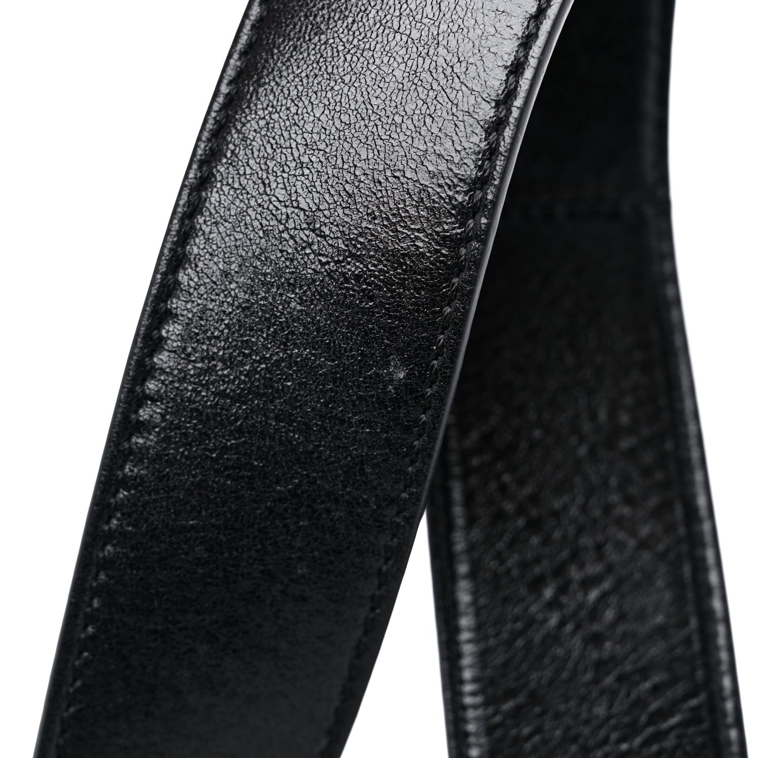 Fendi Lambskin Sheepskin Fur Large Baguette Black 9 of 9