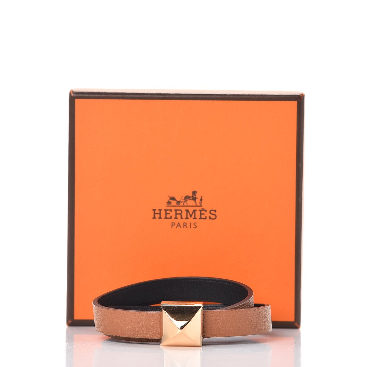 Swift Medor Infini Double Wrap Bracelet T3 Black Gold
