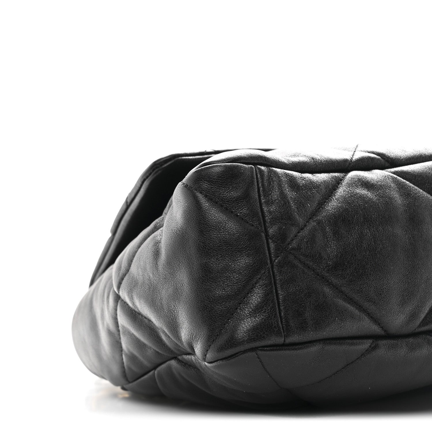 Chanel Lambskin Quilted Large Chanel 19 Flap Black 9 of 10