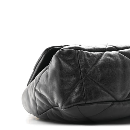 Chanel Lambskin Quilted Large Chanel 19 Flap Black 9 of 10