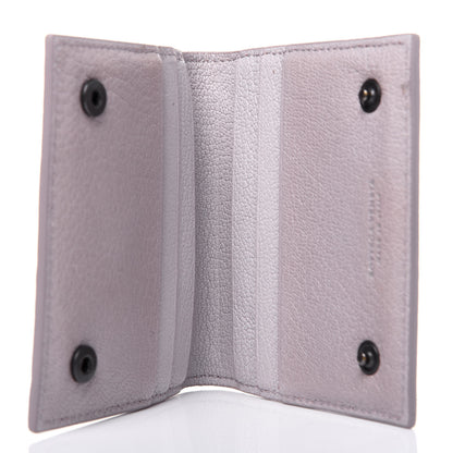 Bottega Veneta Goatskin Intrecciato Card Holder Pink 5 of 15