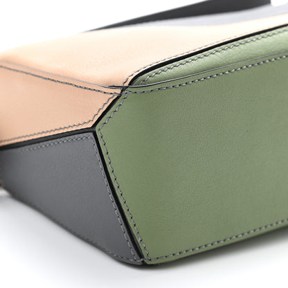Loewe Calfskin Mini Puzzle Bag Asphalt Grey Nude 9 of 11