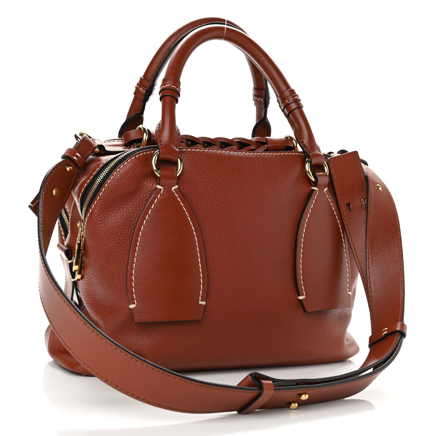 Calfskin Medium Daria Sepia Brown