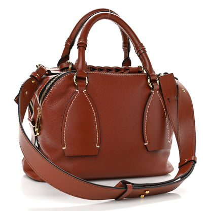Chloe Calfskin Medium Daria Sepia Brown 2 of 10