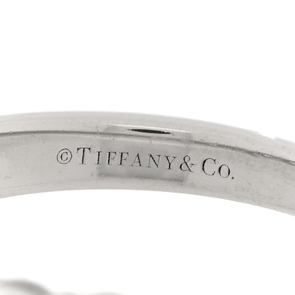 Tiffany Platinum Diamond .91ctw 3.5mm Embrace Band Ring 53 6.5 4 of 4