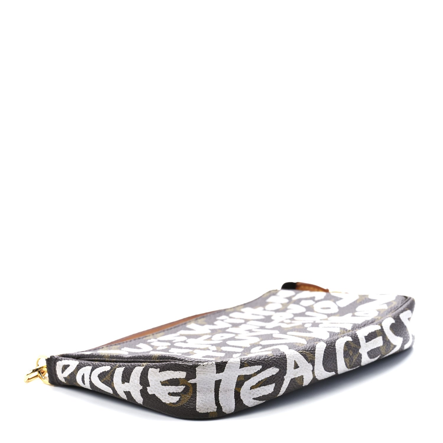 Louis Vuitton Monogram Graffiti Pochette Accessories Silver 4 of 11