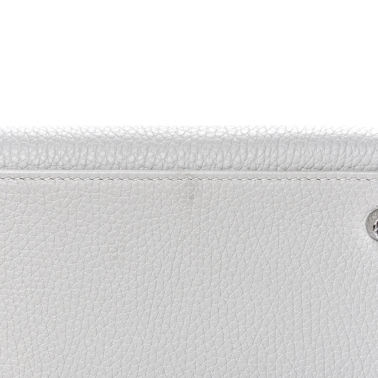 Hermes Taurillon Clemence Kelly Retourne 28 Gris Perle 9 of 11