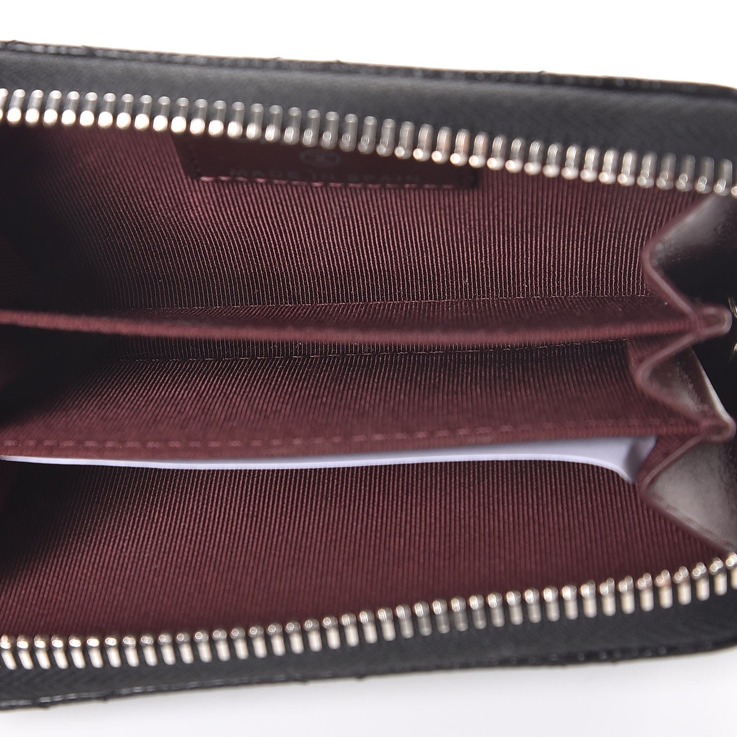 Chanel Caviar Quilted Zip Coin Purse Black 5 of 8