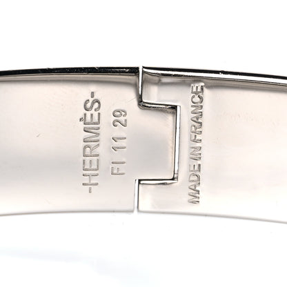 Hermes Enamel Narrow Clic Clac H Bracelet PM Rose Dragee 5 of 7