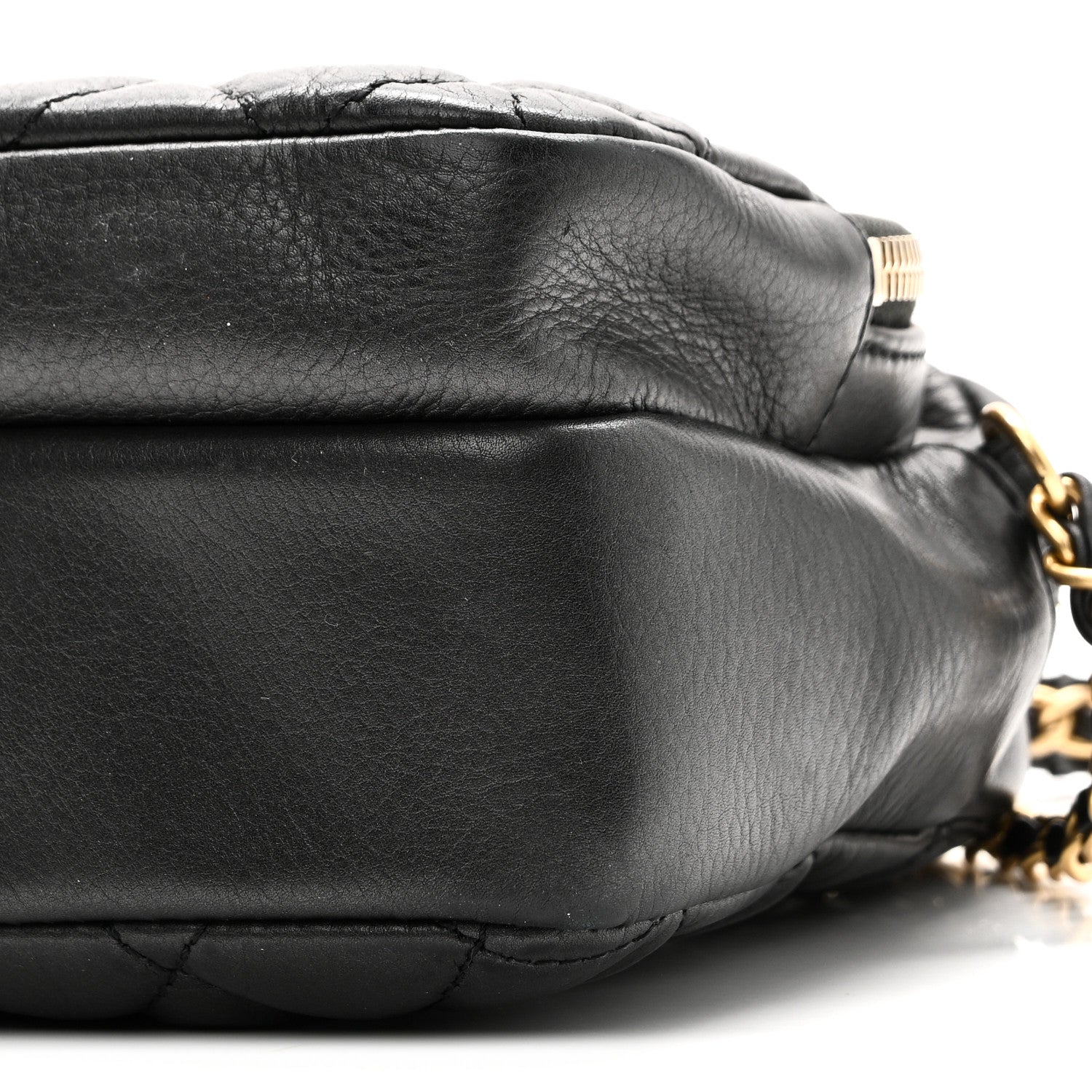 Chanel Calfskin Quilted Day Trips Camera Case Black 10 of 10