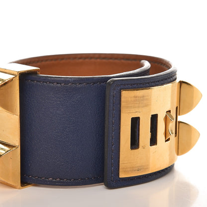 Hermes Swift Collier De Chien CDC Bracelet L Bleu 4 of 9