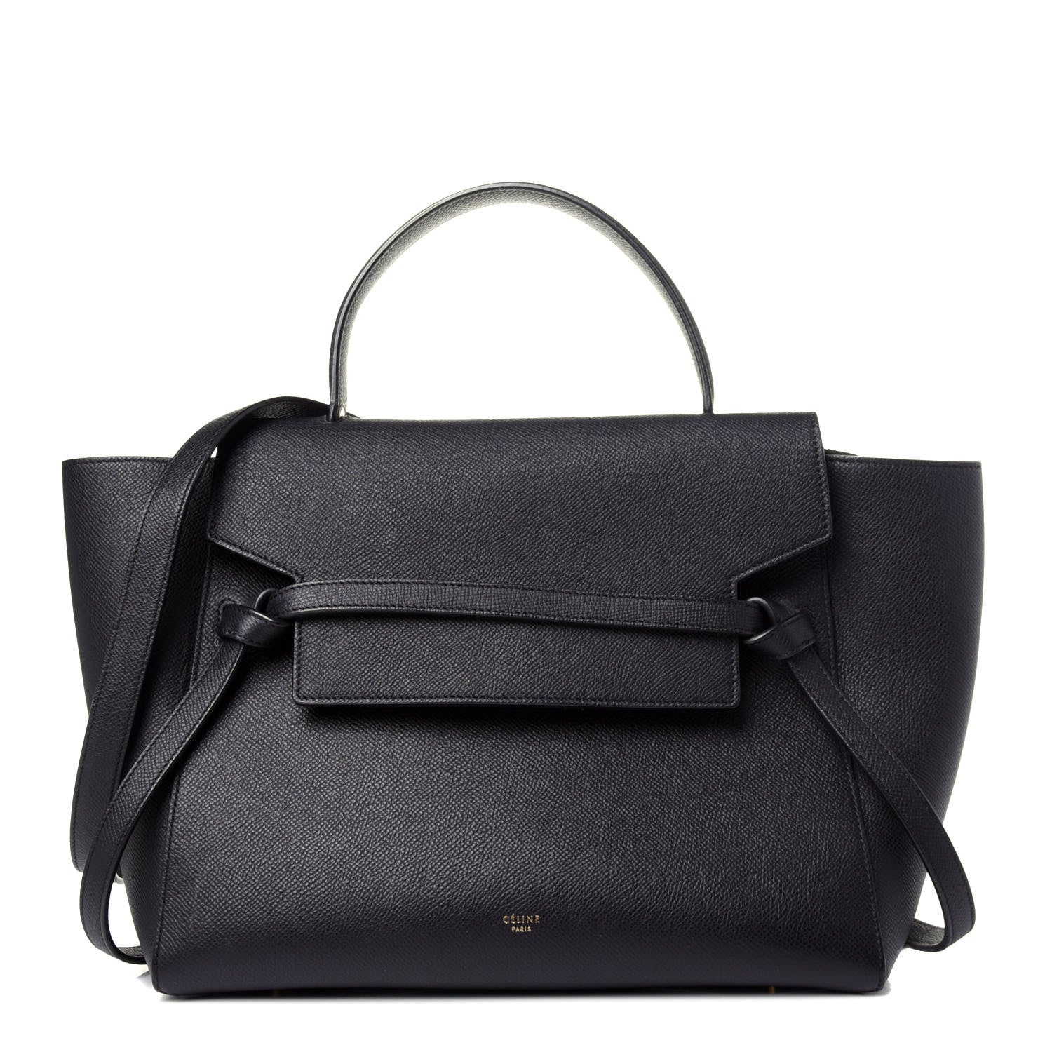 Celine Grained Calfskin Mini Belt Bag Black 1 of 12