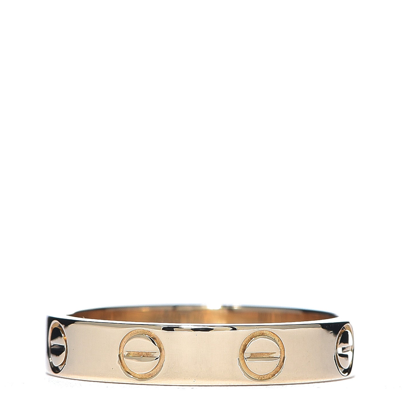 18K Yellow Gold 3.5mm LOVE Wedding Band Ring 51 5.75