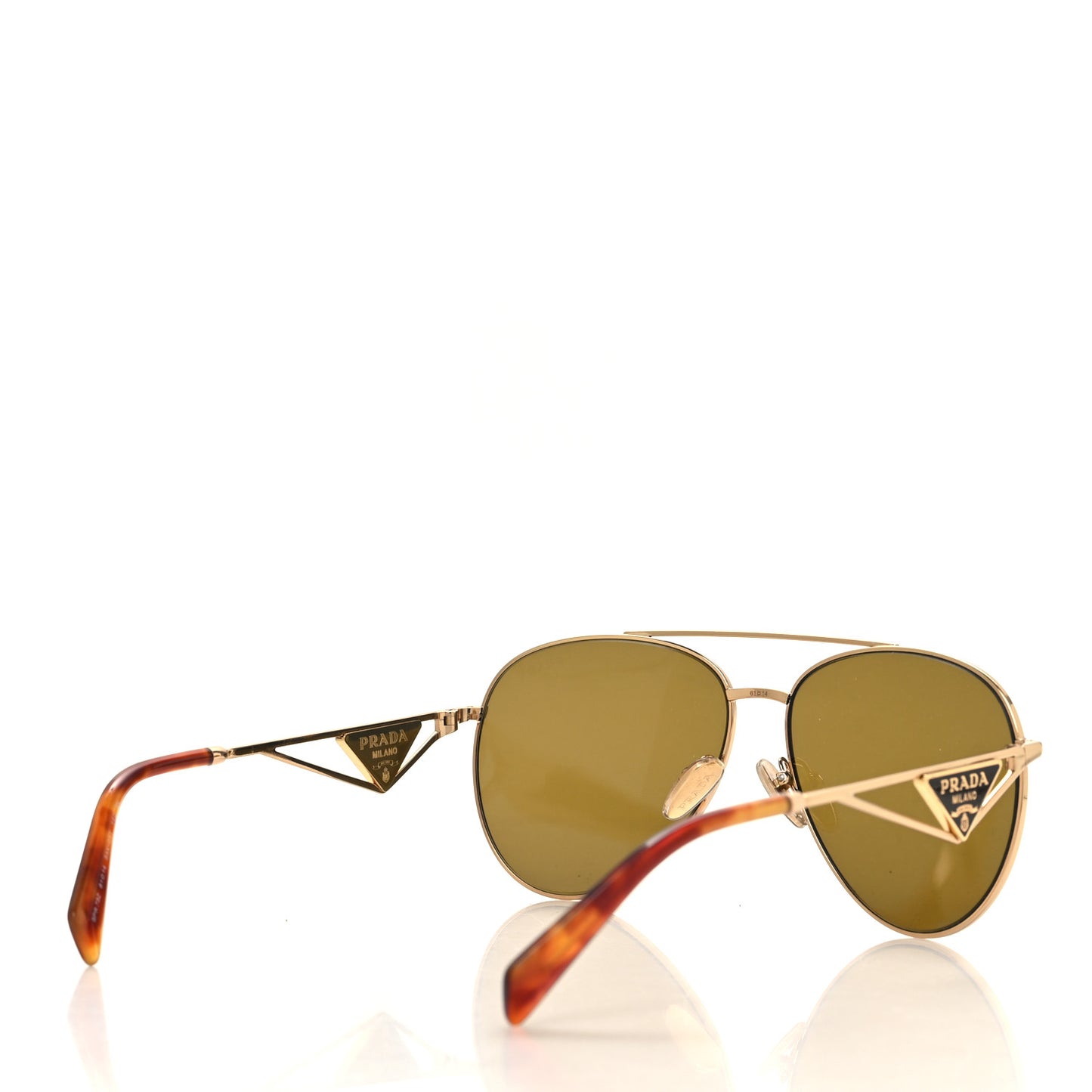 Aviator Sunglasses SPR 73Z Gold Tortoise
