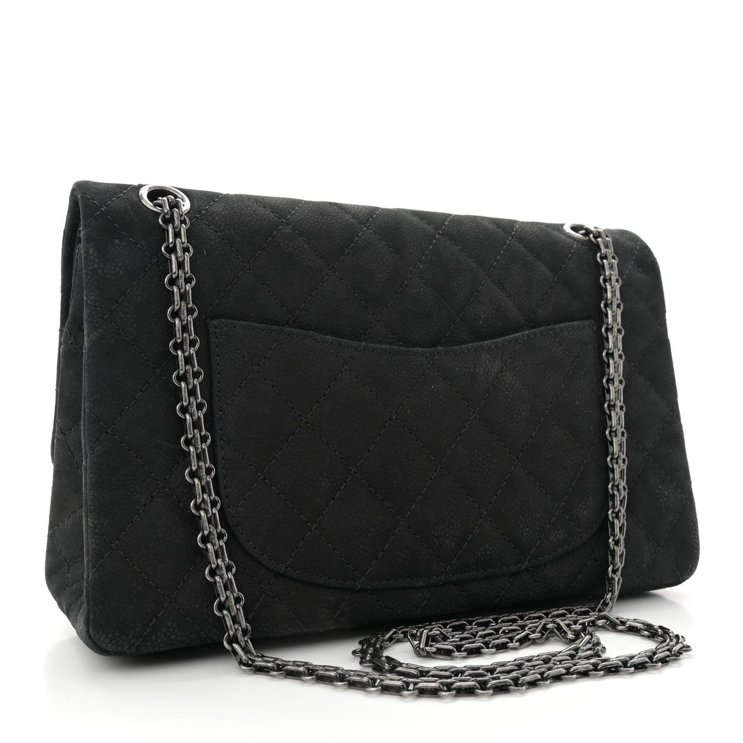 Iridescent Caviar Quilted 2.55 Reissue 226 Flap Black