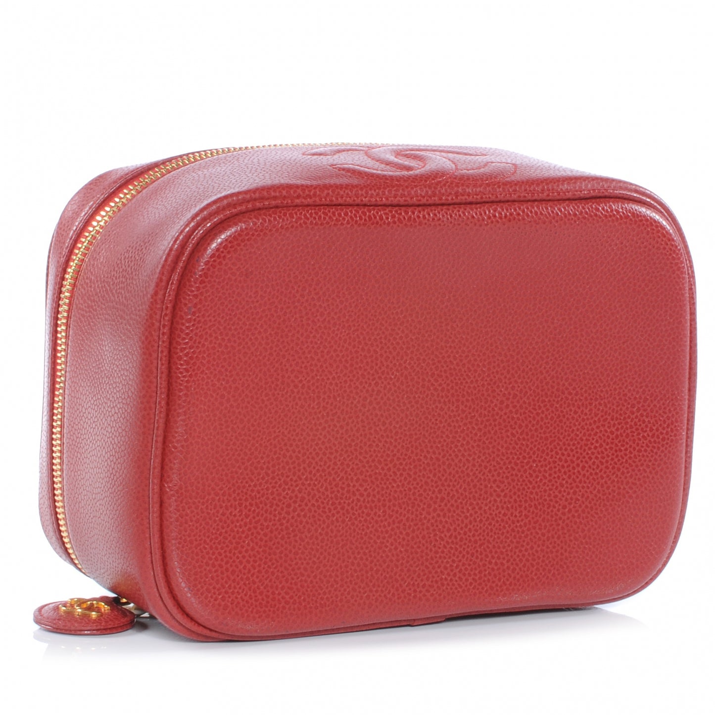 Caviar CC Cosmetic Vanity Bag Red