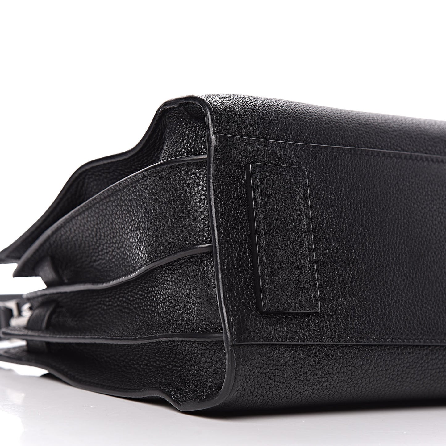 Grained Calfskin Baby Sac De Jour Souple Black