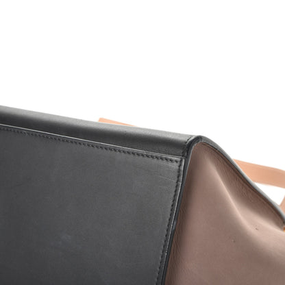 Celine Smooth Calfskin Nubuck Small Tri-Color Trapeze Nude 7 of 13