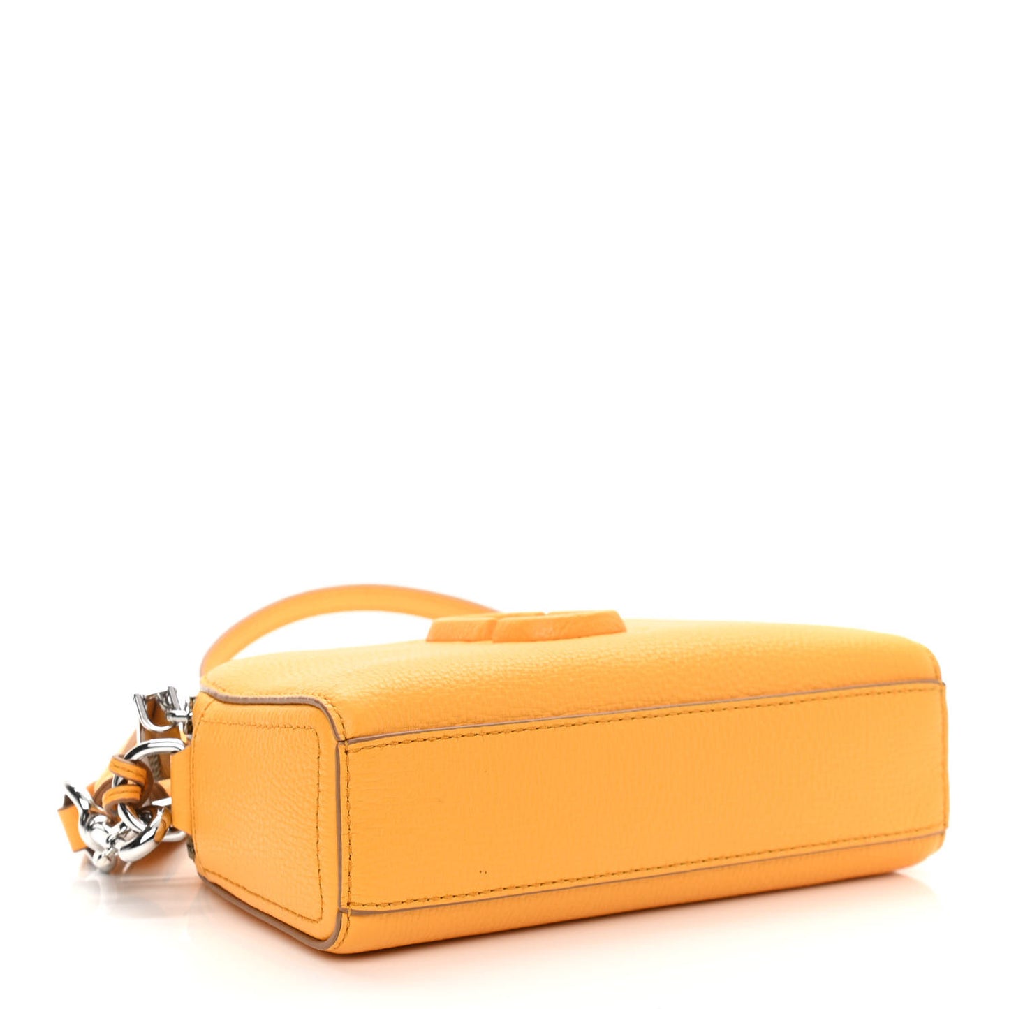 Calfskin Shutter Camera Crossbody Bag Artisan Gold