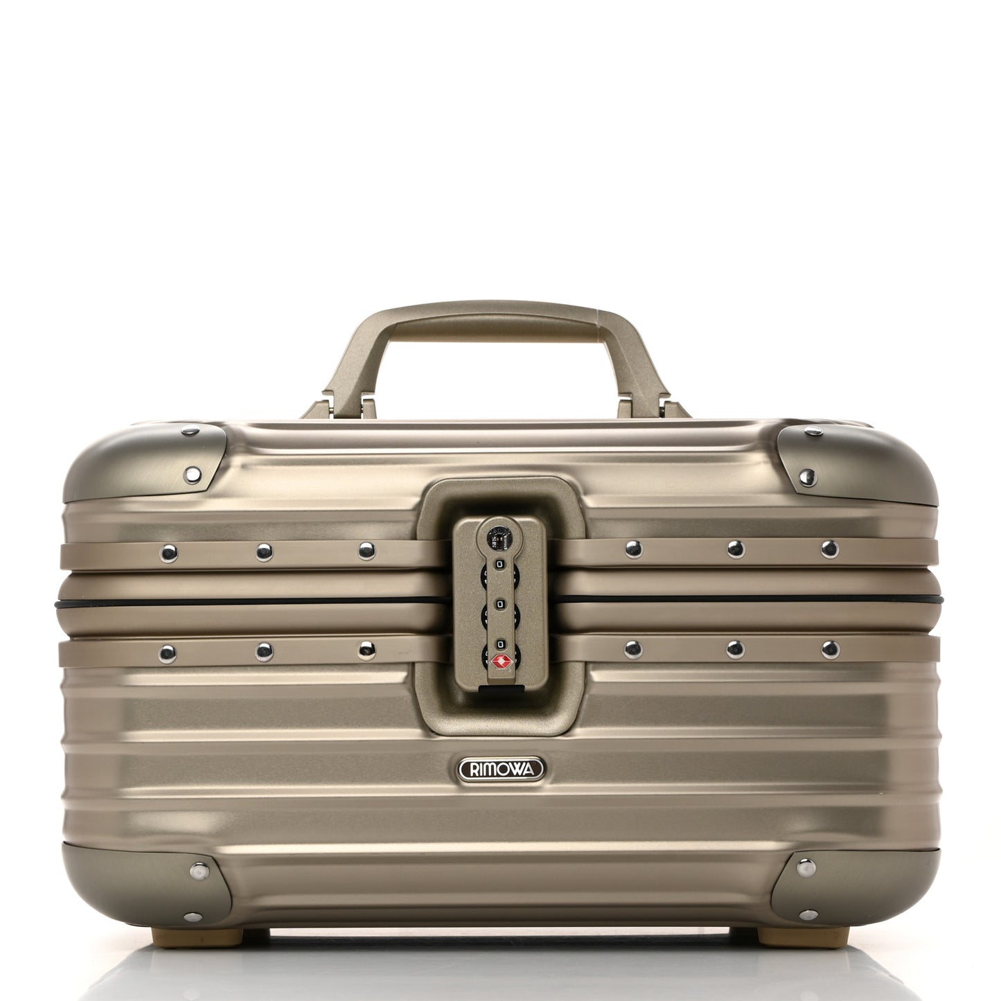 Aluminum Topas Vanity Case Titanium