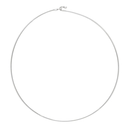 Tiffany Sterling Silver Wire Necklace 1 of 4