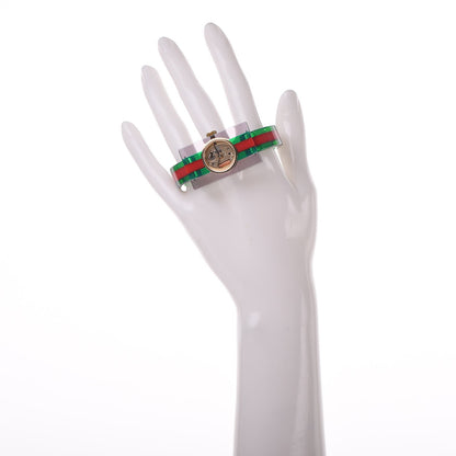 Gucci Stainless Steel Plexiglass 24mm Quartz Watch 2 of 6