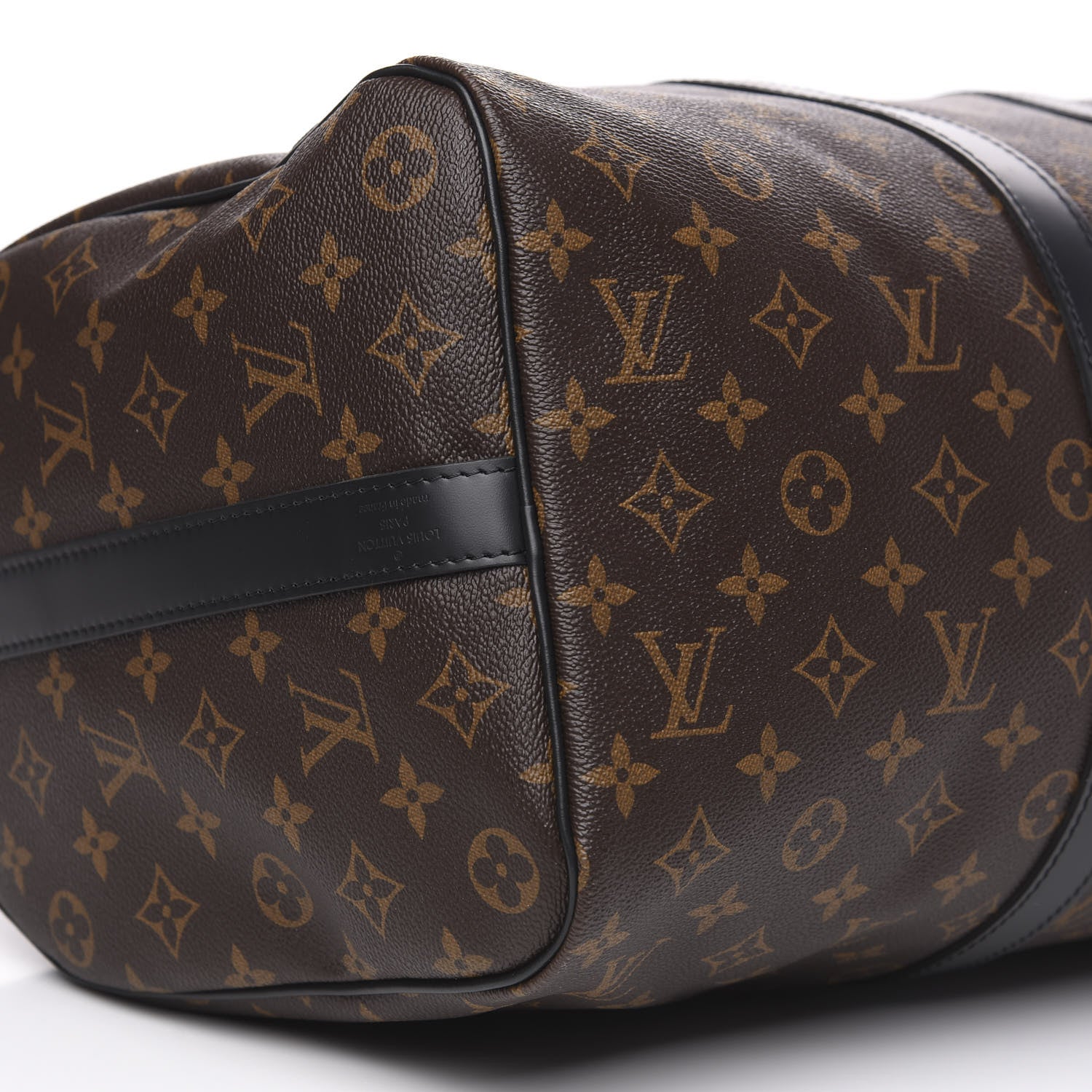 Louis Vuitton Monogram Macassar Keepall Bandouliere 45 6 of 10