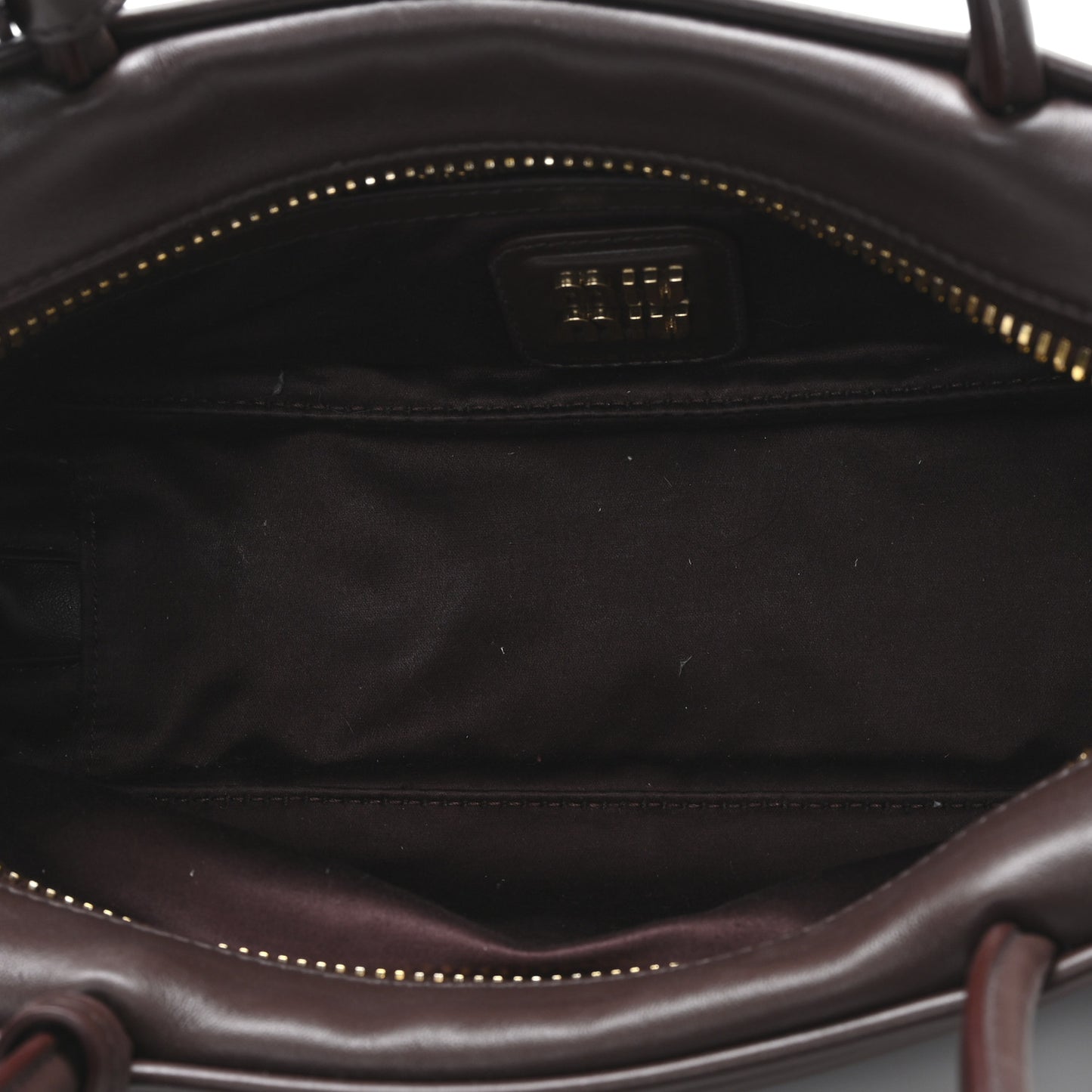 Nappa Small Beau Top Handle Bag Briarwood
