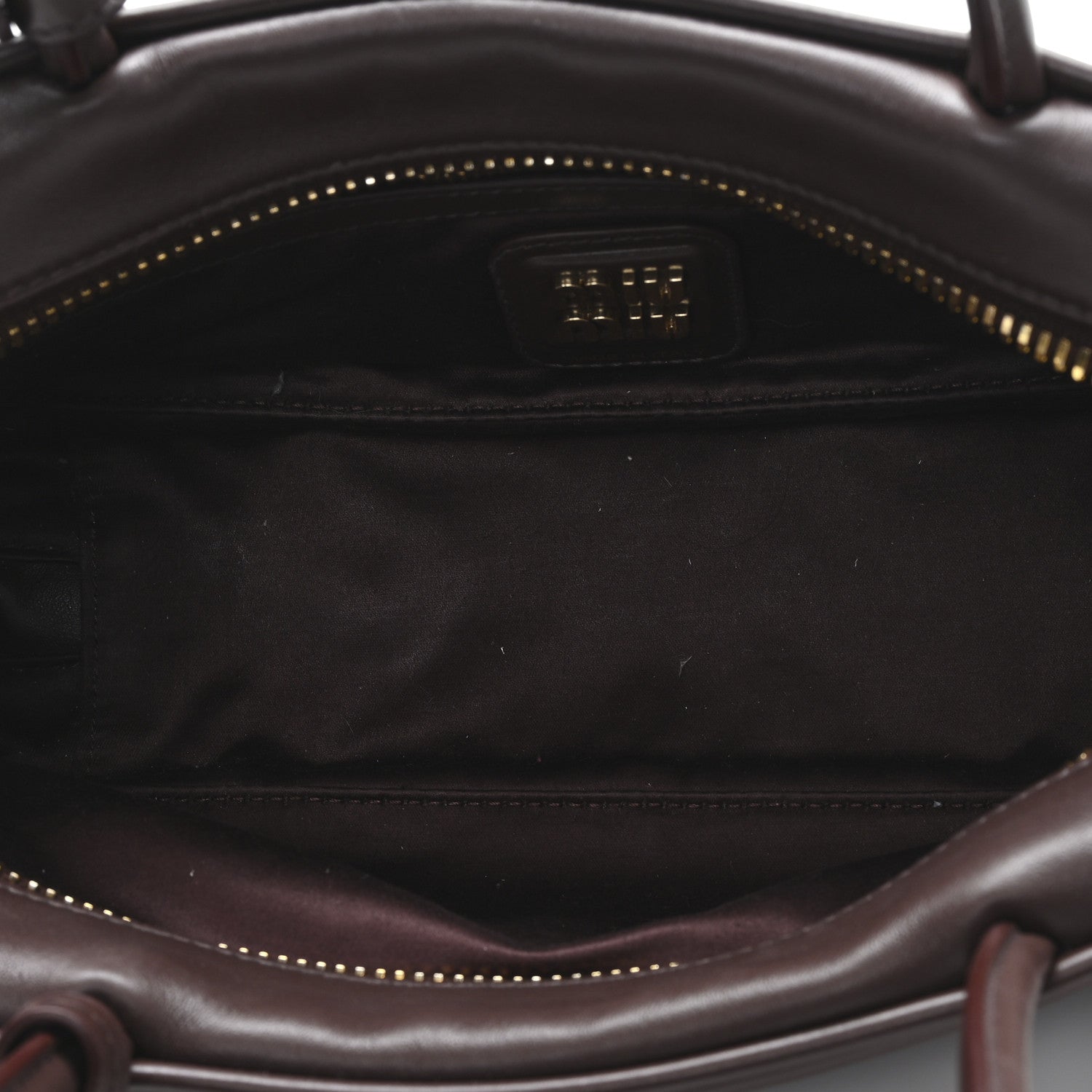 Miu Miu Nappa Small Beau Top Handle Bag Briarwood 5 of 9