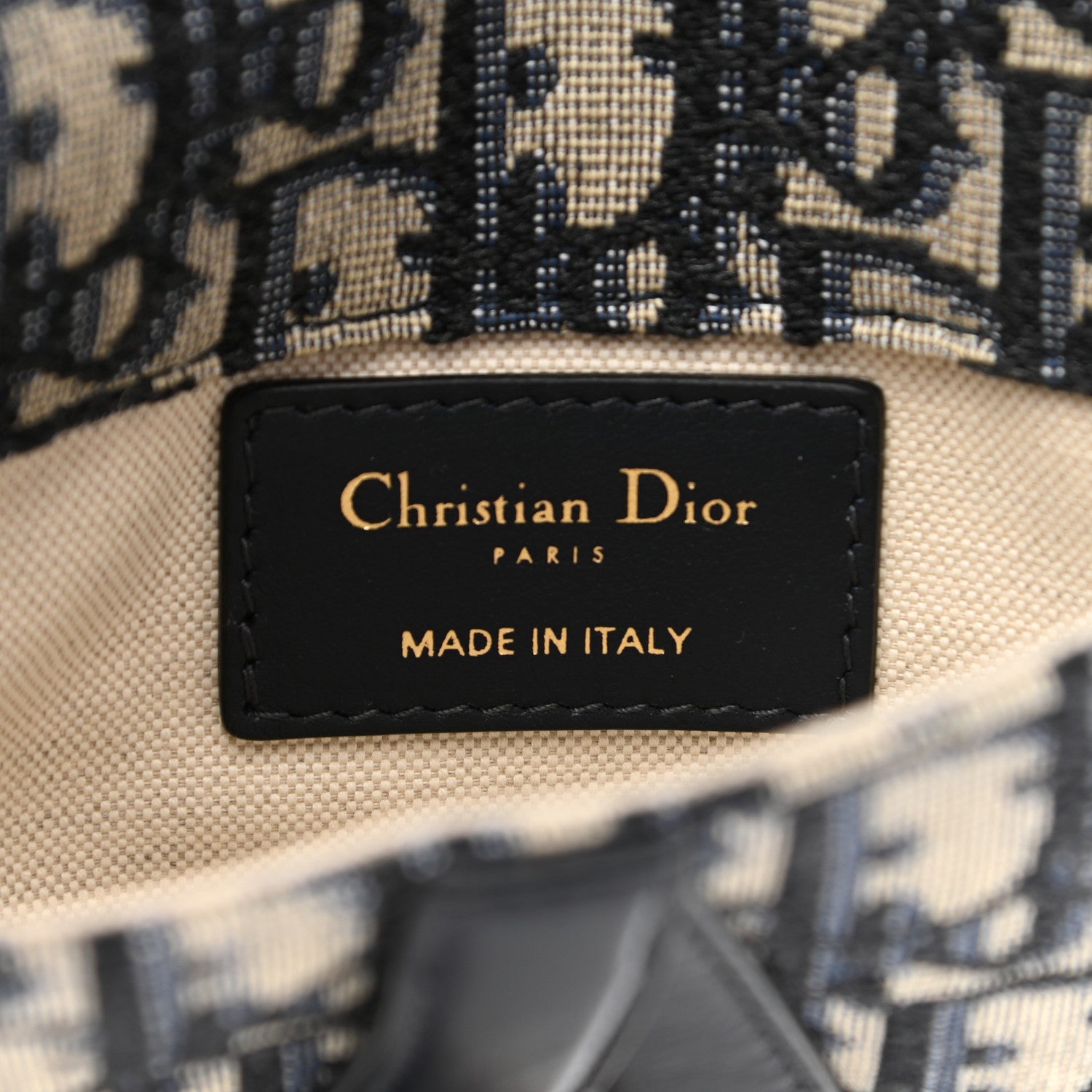 Christian Dior Oblique Saddle Belt Pouch Blue 5 of 8