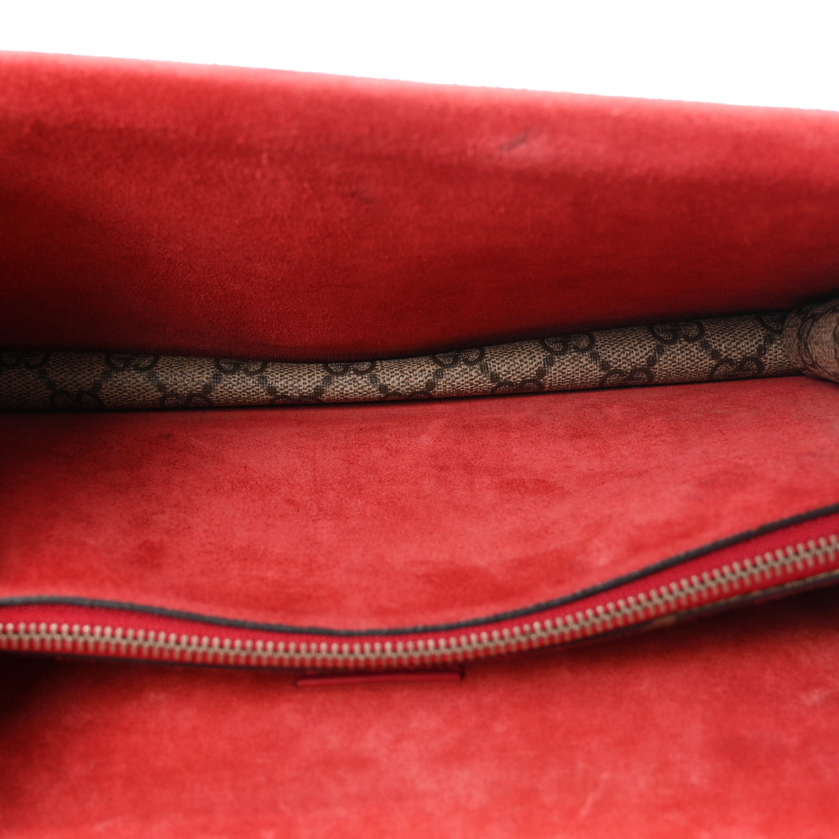 Gucci GG Supreme Monogram Small Dionysus Shoulder Bag Red 5 of 10
