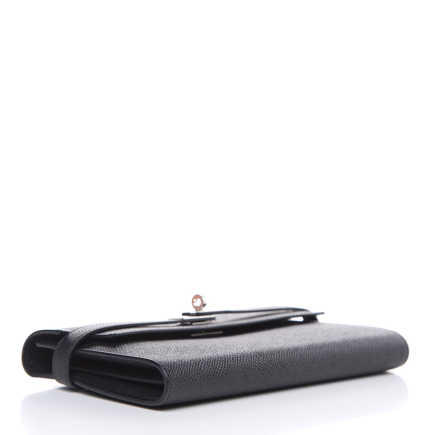 Hermes Epsom Kelly Longue Wallet Black 4 of 17