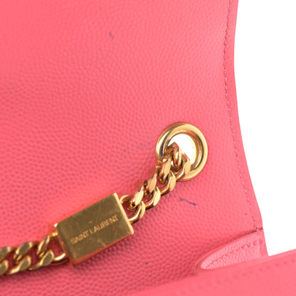 Saint Laurent Grain De Poudre Small Monogram Kate Satchel Rose Clair 15 of 17